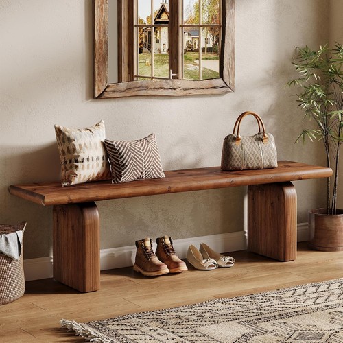 Farmhouse solid wood entryway - farmhouse,