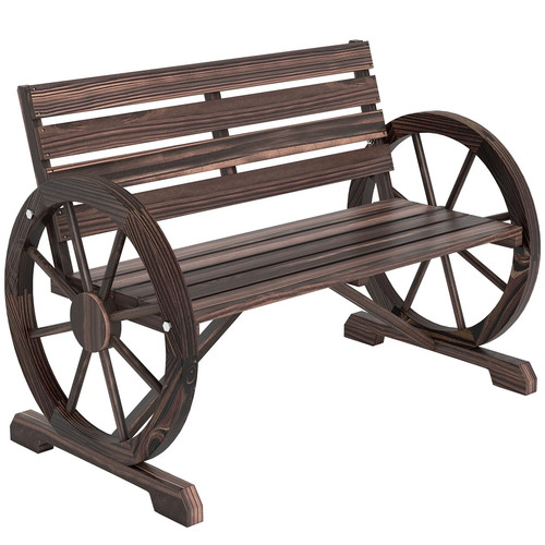 Garden bench wooden seater - garden,