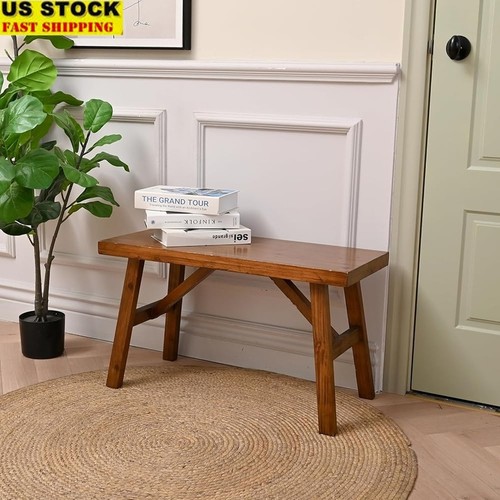 Compact wooden bench rustic - compact,